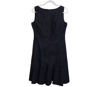 SANDRA DARREN LADIES SLEEVELESS DENIM DRESS- 12